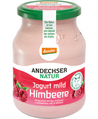 Joghurt Himbeere im Glas (500gr) NEU
